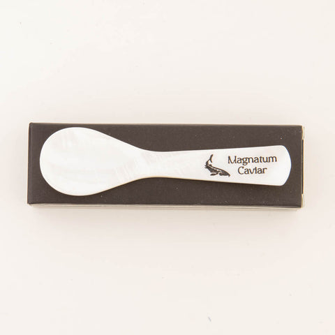 Caviar spoon - white mother-of-pearl