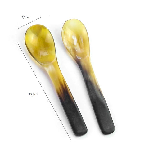 Caviar spoon - horn - big